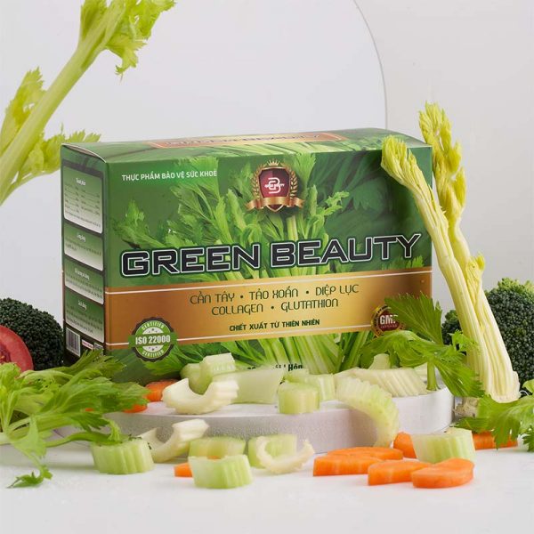 Nước Ép Cần Tây GREEN BEAUTY Vị Lá Nếp (lá dứa)